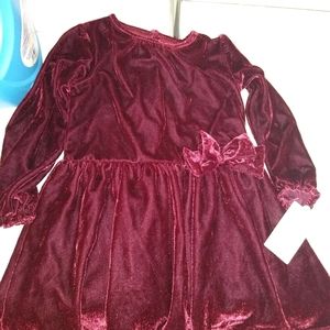 Baby dress and a winter hat